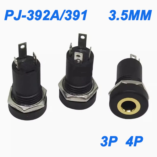 Presa audio stereo 3 4p - audio,